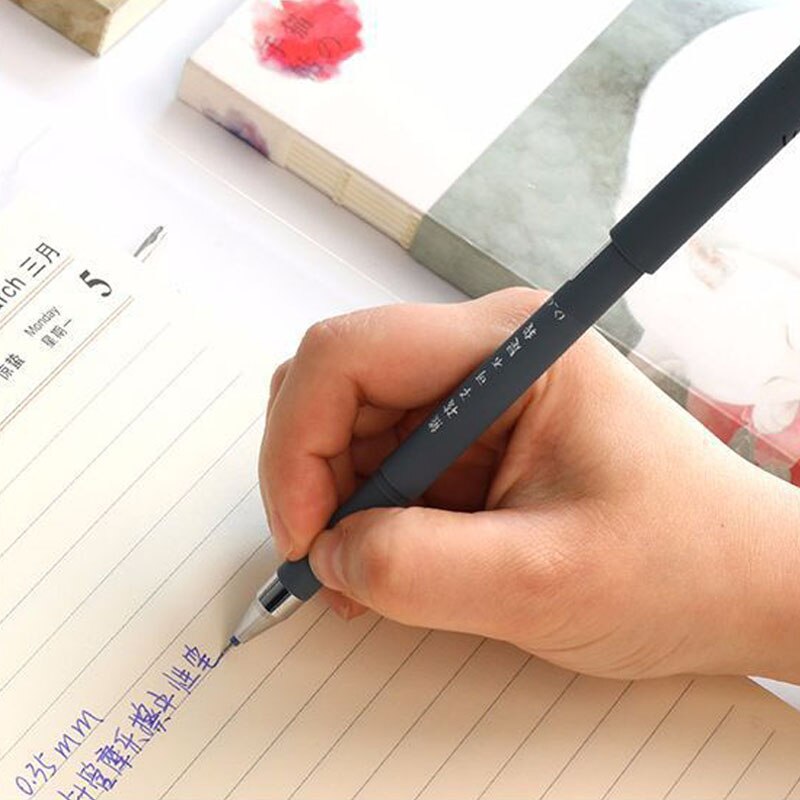 1Set Black Ink/Blue Ink Neutral Pens Cute Cartoon Pattern Children's Kids Stationery Erasable Gel Pen School Supplies