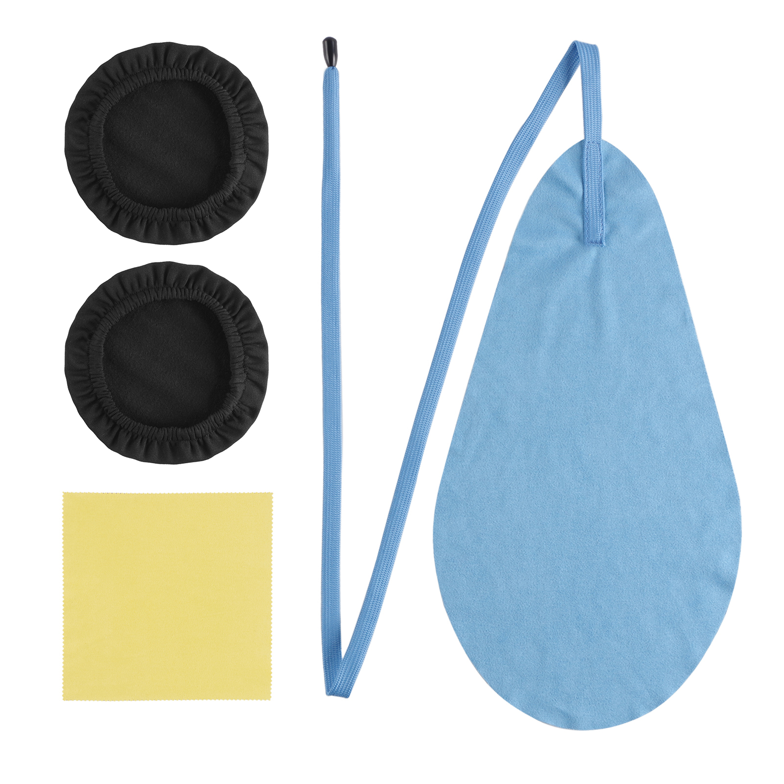 Wind Instrument Bell Cover Dustproof Moistureproof Cleaning Swab Wiping Cloth Kit for Trumpet Sax Clarinet Oboe Trombone