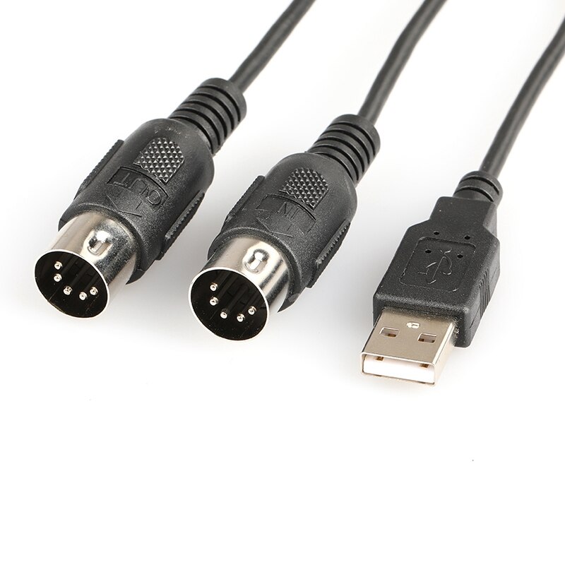 DOREMiDi MTU-10 MIDI to USB Cable USB MIDI Converter with DOREMiDi MERGE-5 MIDI Merger 5 MIDI Input 2 MIDI Converter