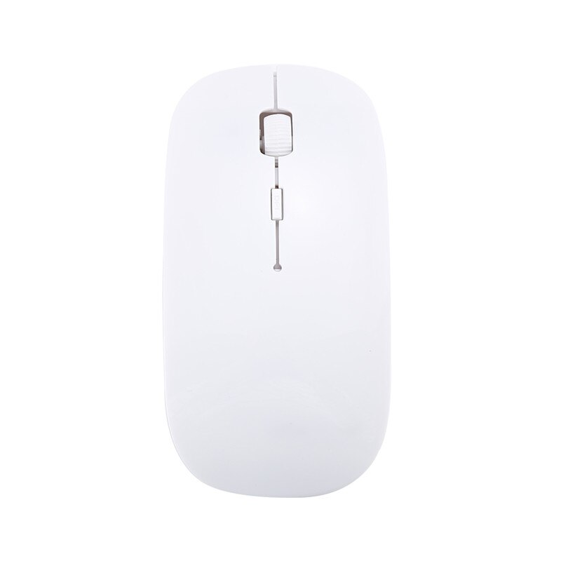 2.4GHz souris sans fil sans fil souris optique sans fil souris pour ordinateur Portable ordinateur + USB récepteur Portable souris utilisation de bureau jeu: White