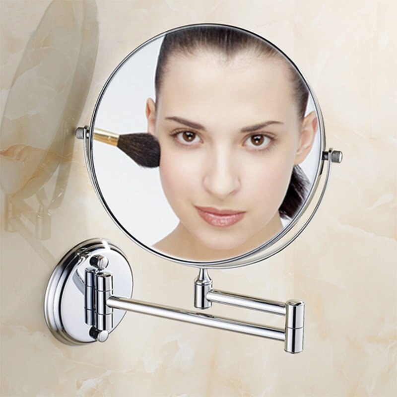 8 "antik messing badeværelse makeup spejl kosmetiske spejl dobbeltsidet bad spejle