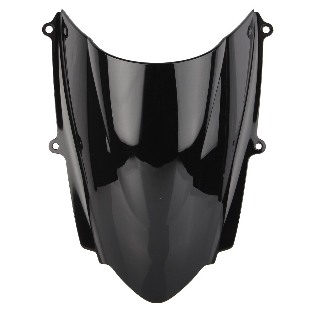 Daytona 675 Double Bubble Motorcycle Windscreen Windshield ABS Windproof For Triumph: Black