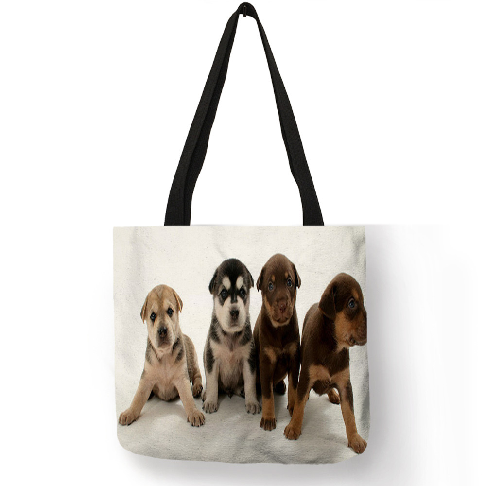 Nette golden Retriever Druck Tote Tasche Für Frauen wiederverwendbar Große Kapazität einkaufstaschen Dame Tote lässig Schulter Taschen: 003