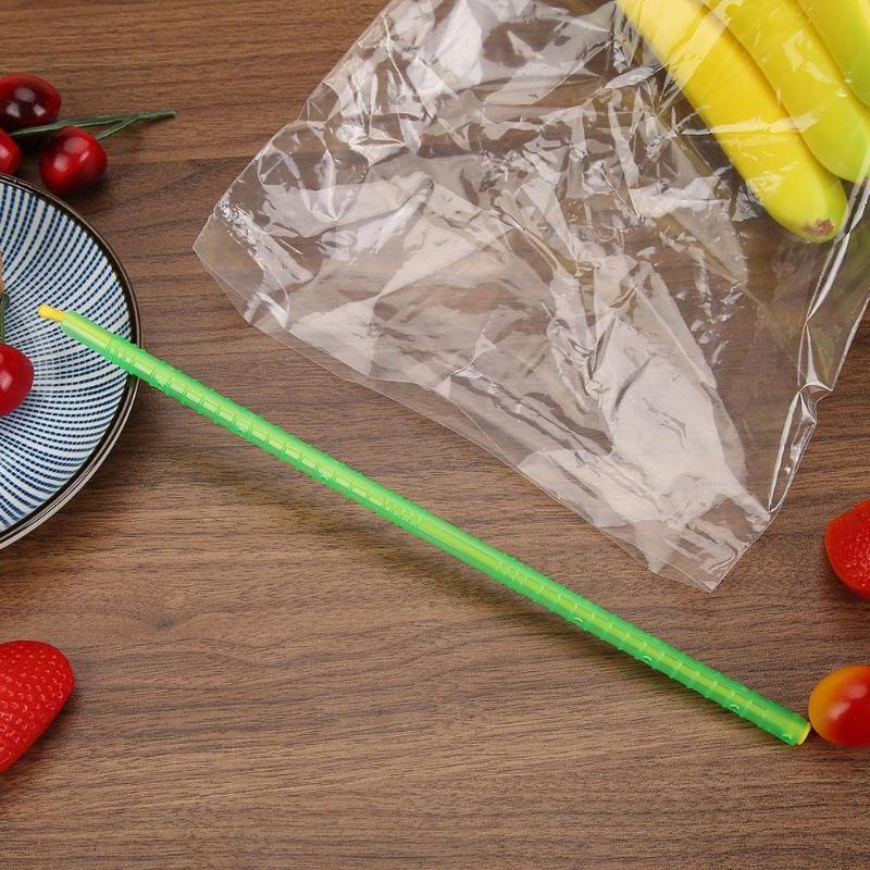 2pcs Plastic Seal Stick Storage Chips Bag Fresh Food Snack Grip Kitchen Sealing Clips Coffee Bag Clips Sealer Clamp