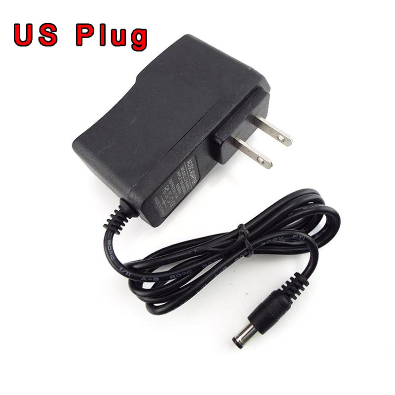 AC DC 100V-240V 6V 1A Power Supply Adapter Charger Converter Transformer CCTV Camera LED Strip Lamp 5.5mm*2.5mm US EU Plug w1