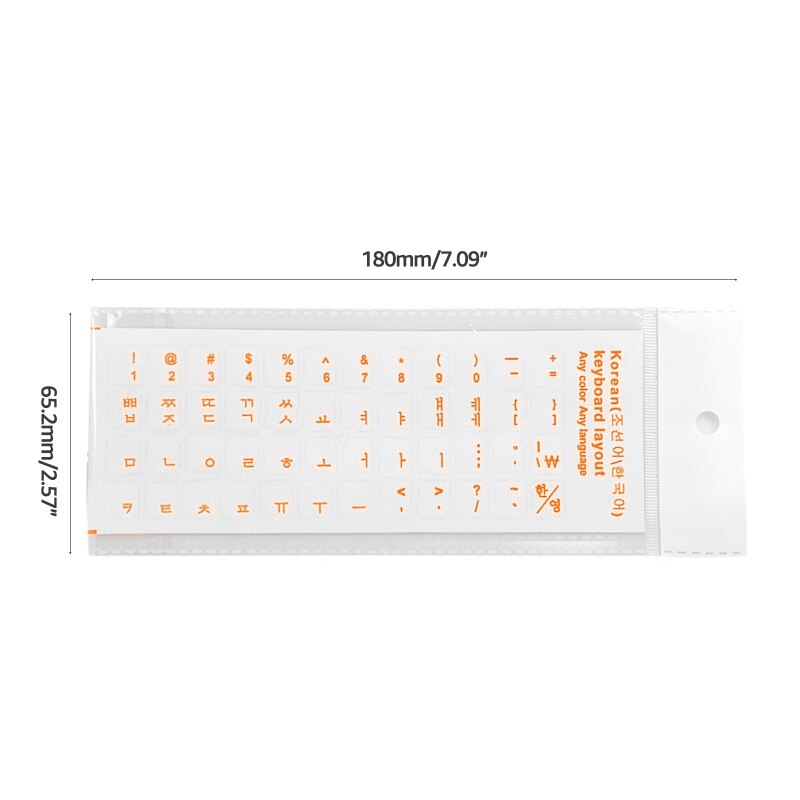 PVC Desktop Keyboard Sticker Korean Keyboard Sticker PVC Keyboard Replacement