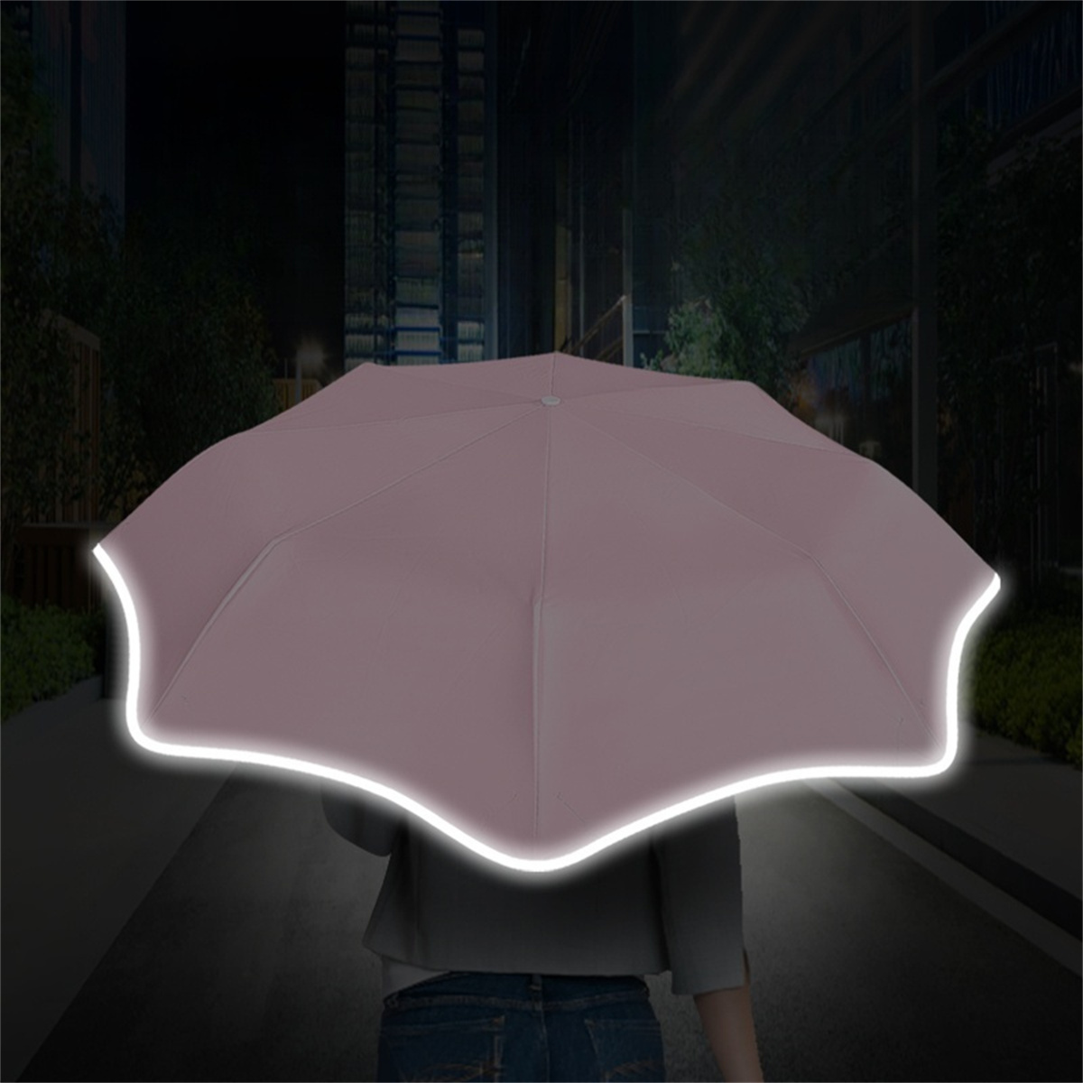 1 Ronde hoekparasol mooie schaduw effen kleur ultralichte UV-bescherming draagbaar voor twee doeleinden effen kleur klein fris klein s