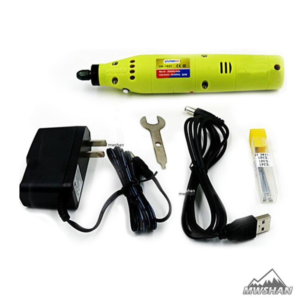 Ustar 91631 Model Plug-in Elektrische Grinder Set Hobby Afwerking Gereedschappen Accessoire DIY