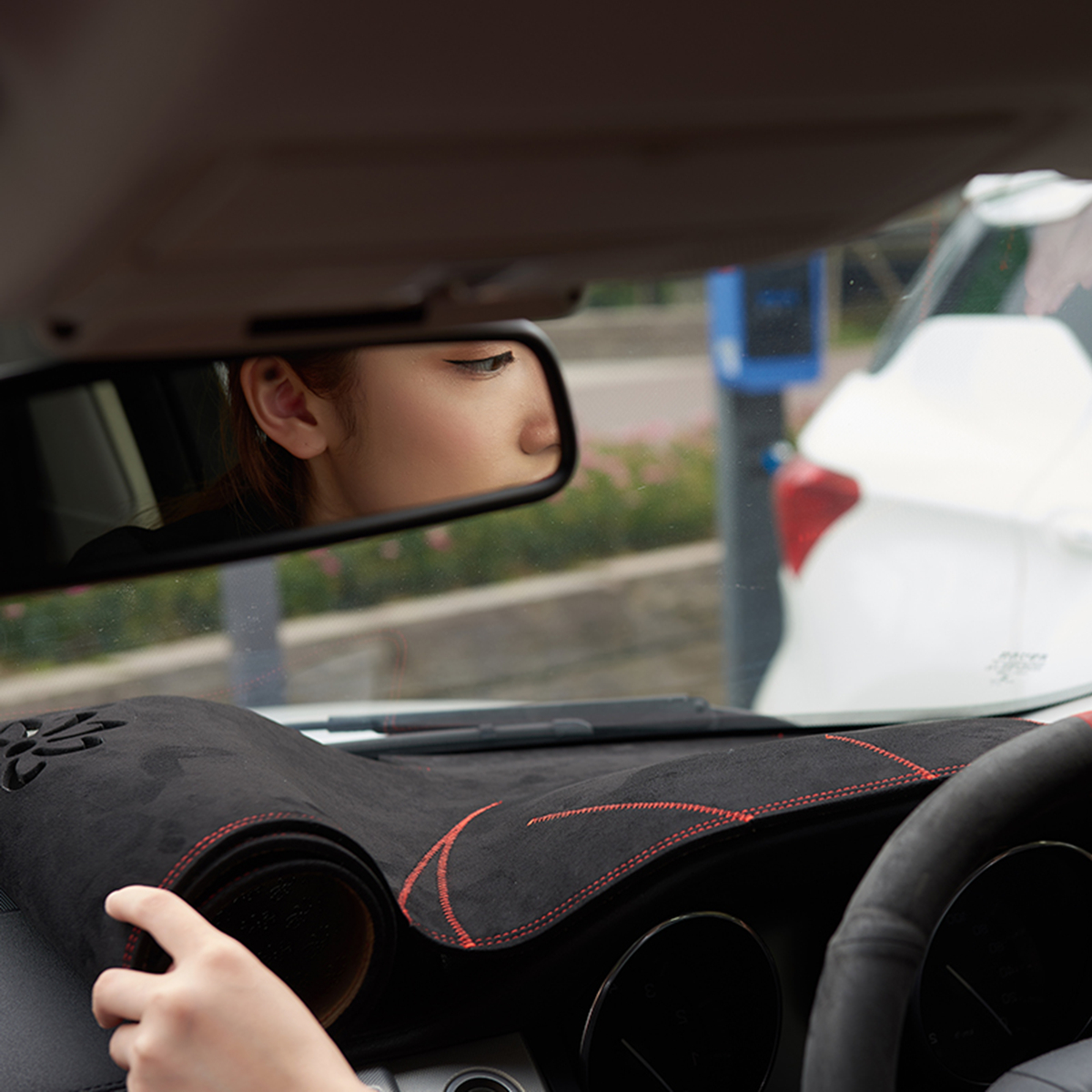 Mokkanahka dashmat kojelaudan kansi kojelauta matto citroen  c4l c5 aircross c-elysee c-triomphe  c4l ds3 ds4 ds5ls ds6 c3- xr rhd