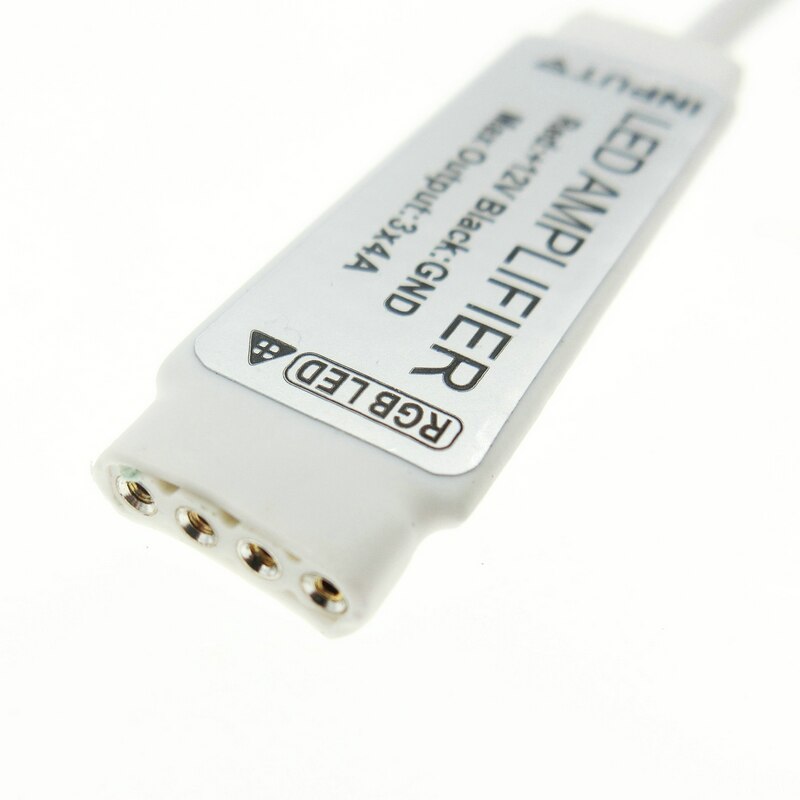 RGB LED Strip Amplifier DC12V 3*4A Mini LED Amplifier for RGB LED Strip Power Repeater Console Controller.