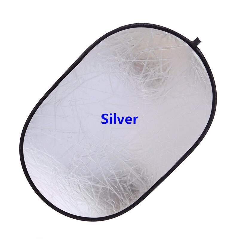 5 In 1 Multi Disc Fotografie Studio Photo Oval Inklapbare Light Reflector Houvast Draagbare Foto Disc 60x90cm