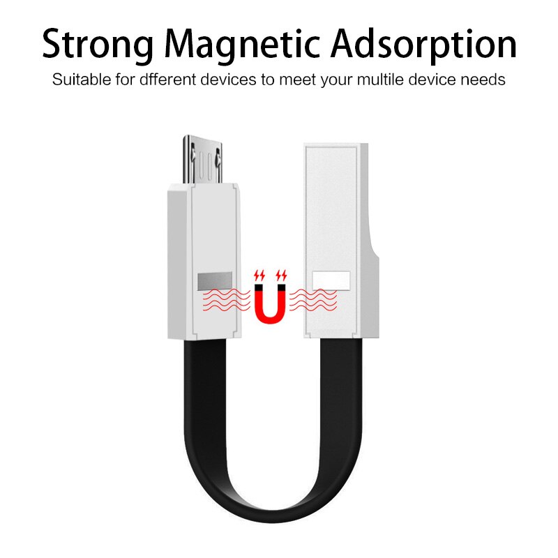 Fonken Korte Usb Type C Lader Kabel Voor Xiaomi Redmi 8 9 10 Pro Micro Usb Android Telefoon Kabel Mini sleutelhanger Oplaadsnoer