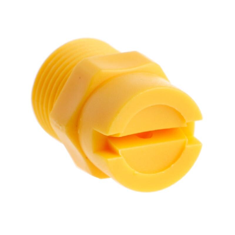 Plastic Vee Jet Flat Fan Spray Nozzle 1/8"1/4" 1/2" Industrial Cleaning Washing