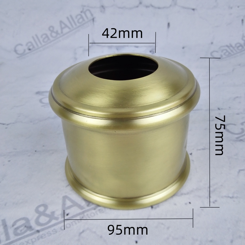 Messing Lampenkap Minimalistische Industriële Stijl Japanse Bureaulamp Vloerlamp Wandlamp Hal Diy Verlichtingsaccessoires: Black