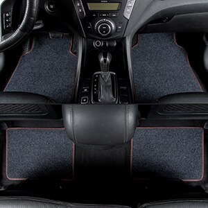 Kalaisike universal bil gulvmåtte til haval alle modeller  h3 h4 h1 h2 h6 h7 h5 h8 h9 m6 h2s h6 coupe bil styling biltilbehør: Sort grå