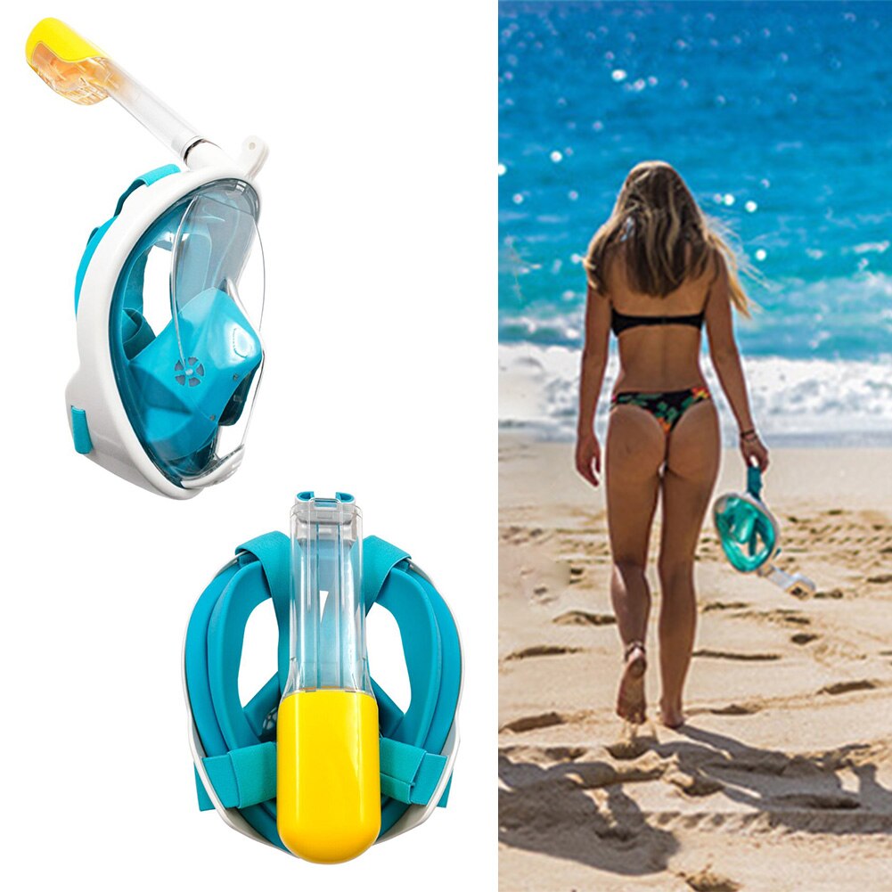 Children Anti Fog Goggles Underwater Wide View Snorkel Swimming Cover Underwater Diving Cover Swimming Goggles Snorkel Scuba