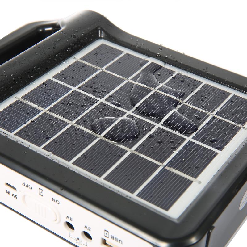 6V Portable Rechargeable Solar Panel Power Storage Generator System Outdoor Solar Power Charging Power Supply USB Charge