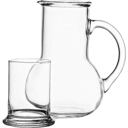 SLDHFE Caraffa Da Comodino Trasparente 500 Ml Con Bicchiere, Bottiglia Per Collutorio In Vetro, Brocca Per Succo D'Acqua Per Il Bagno - 7