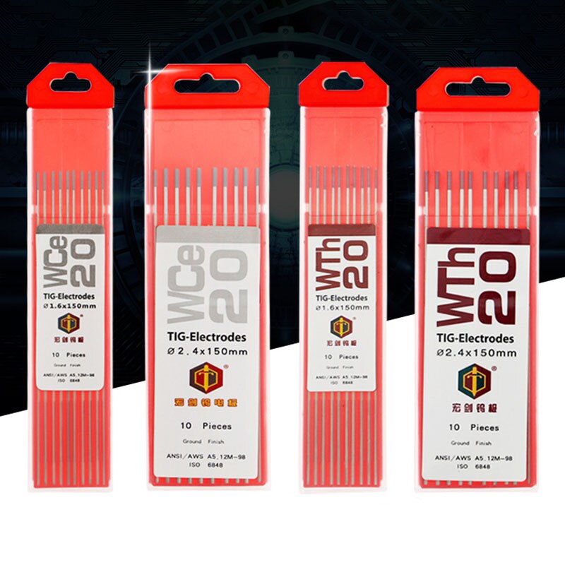 Tungsten Electrodes Tig Welding Electrodes Rod Tungsten Electrode For Tig Welding Torch WT20 WC20 Tig Rods