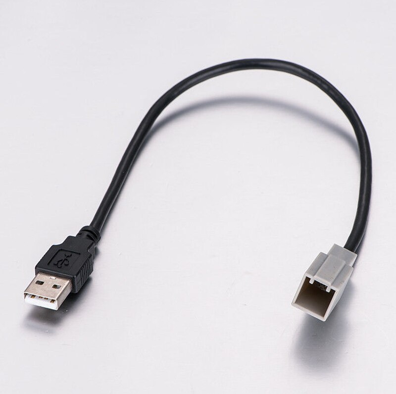 Biurlink bil usb line in kabel adapter til toyota camry reiz rav 4 mazda