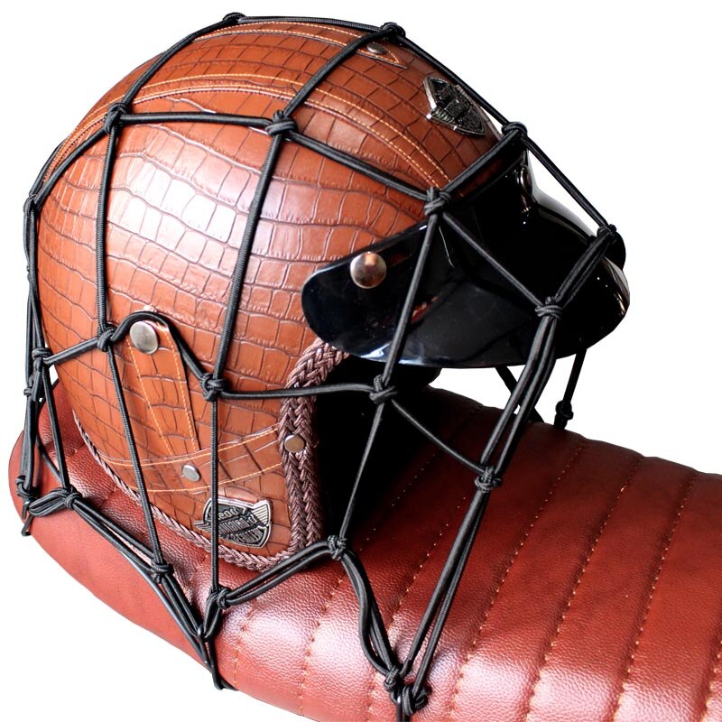 Nordson 6Hooks Motorcycle Luggage Net Motorbike Net Helmet Mesh Cargo Net Mesh Bungee Mesh Helmet Holder Motorcycle Accessories