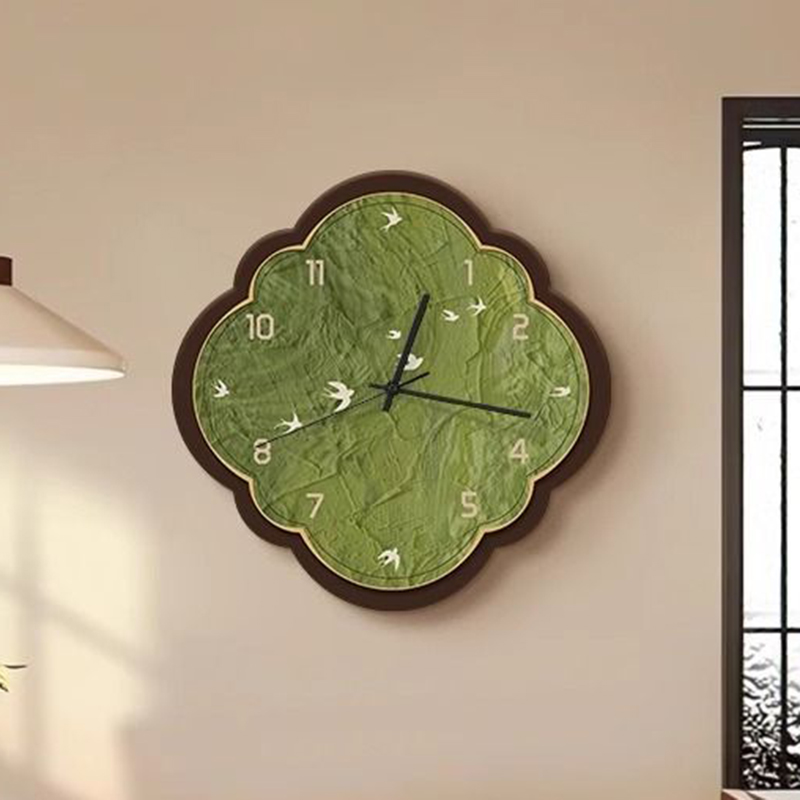 Nowoczesne Zegary Ścienne Eleganckie Dekoracyjne Zegary Skandynawskie Wnętrze Cichy Mechanizm Zegar Ścienny Sypialnia salon Minimalistyczny Zegar: czarny / 10 cal