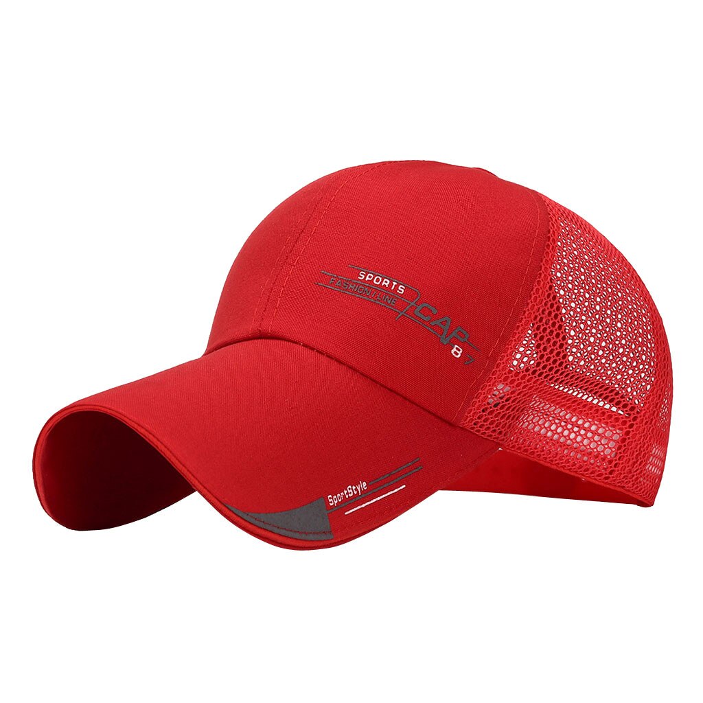 Unisexe femmes hommes maille casquette de Baseball réglable camionneur en plein air Sport Hip-hop chapeau hommes casquette en plein air soleil chapeau soutien # T2
