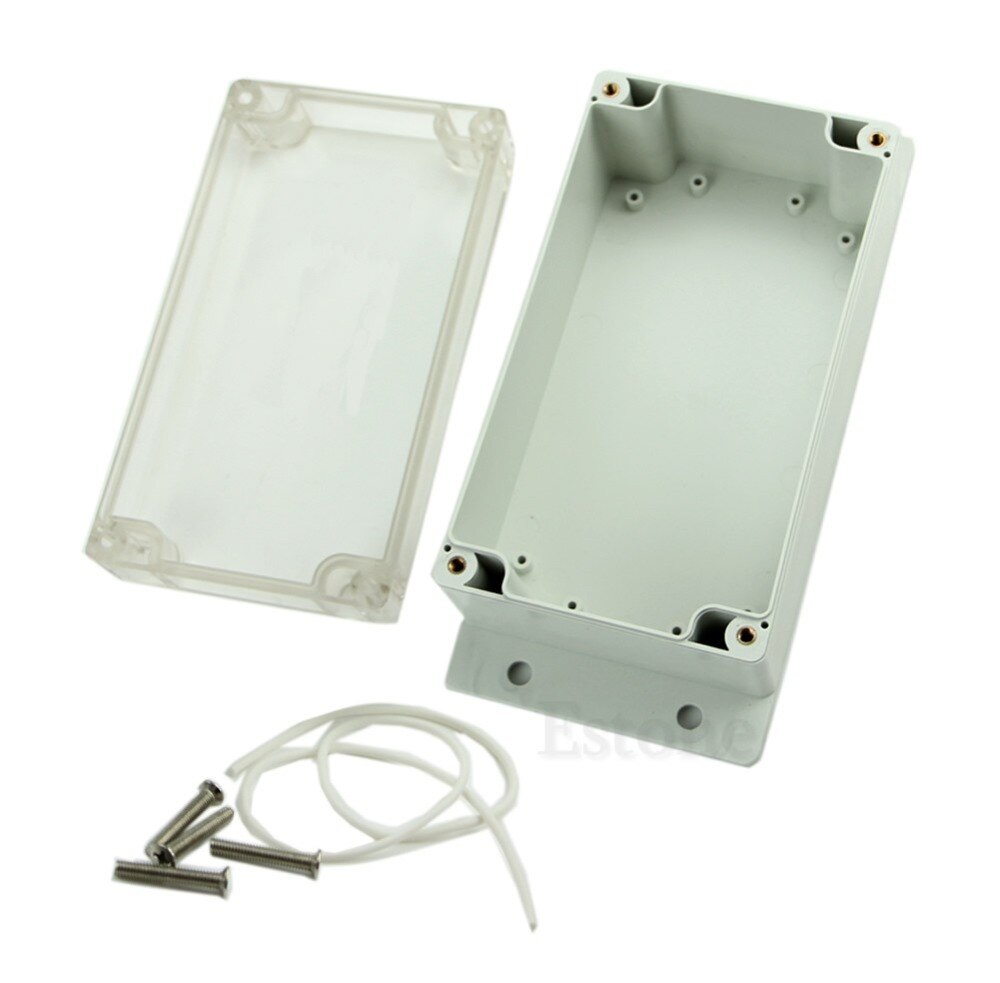 Clear Plastic Waterdichte Elektronische Project Cover Behuizing Case Box 158X90X65Mm-W310