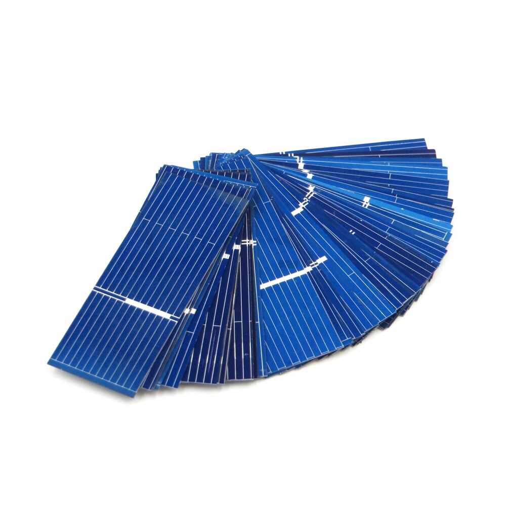 Painel solar diy, células solares policristalinas led com bateria de silicone 52*19mm 0.5v 0.16w