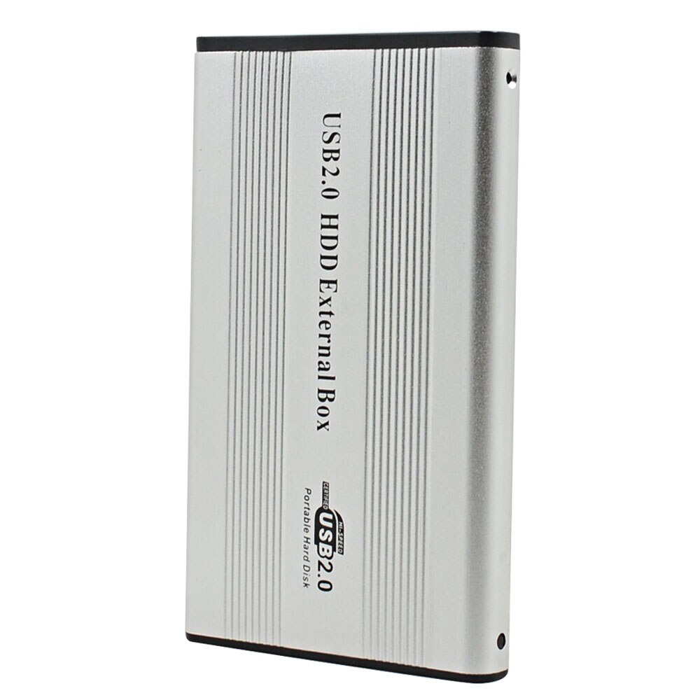 TISHRIC SSD HDD External Enclosure Case Notebook 44pin IDE To USB 2.0 2.5" Hard Disk Enclosure Box Optibay With USB 3.0 Cable