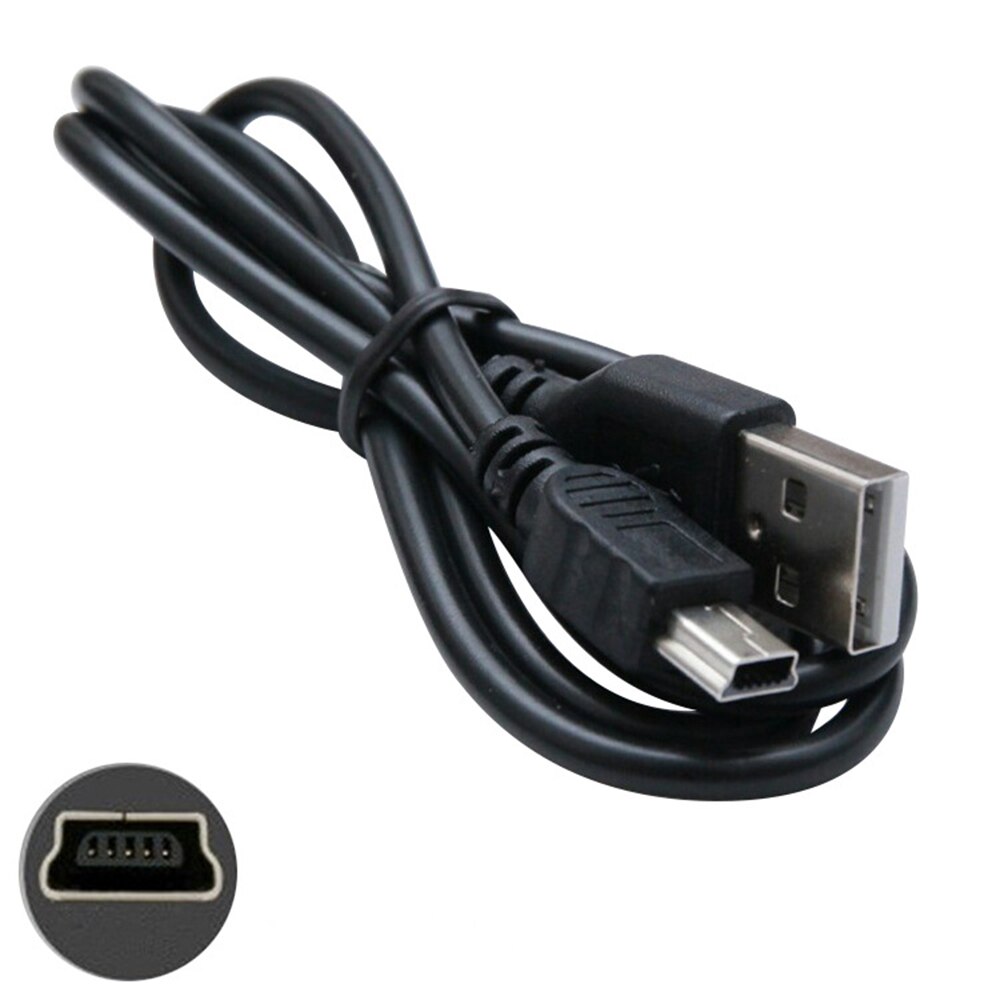 Cable adaptador para reproductor MP3, MP4 y MP5, Mini USB de 2,0 m 0,75, 5 pines, línea de carga de transferencia de datos, cargador de Radio de sincronización de DVD