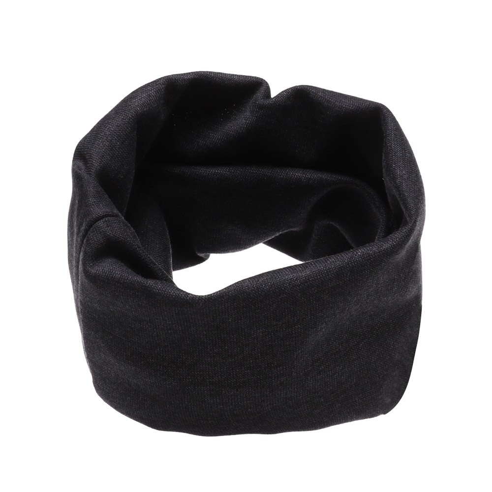 Kids Leuke Katoenen Sjaal Solid Print Kinderen Herfst Winter Warm Winddicht Sjaals Jongens Meisjes Multipurpose O Hals Ring Sjaal: Donkergrijs