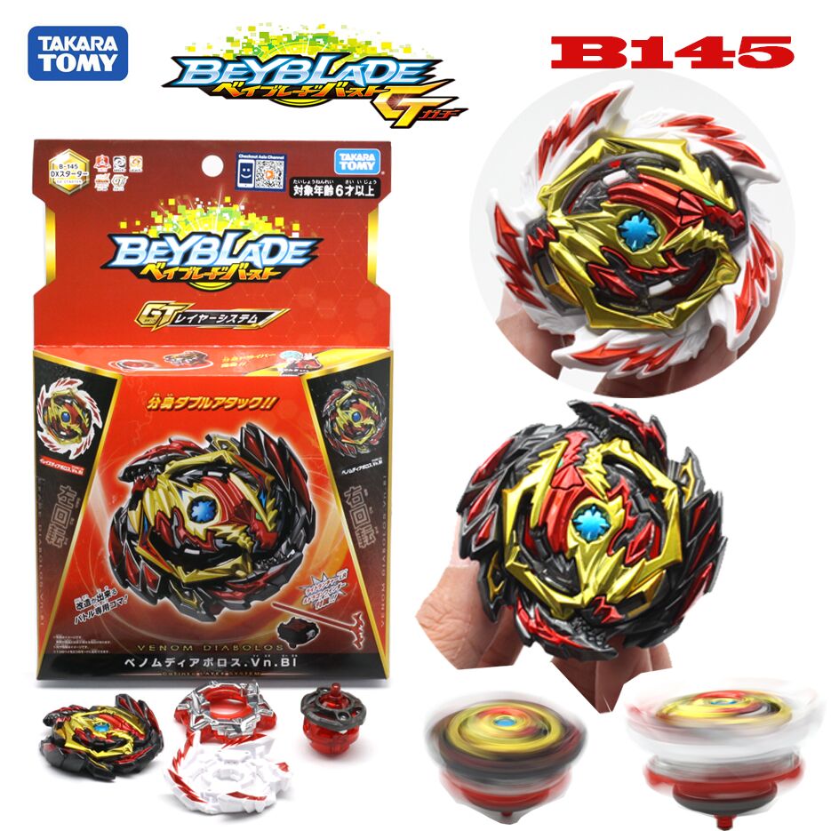 TAKARA TOMY genuino Beyblade sabbiatura giroscopio quarta generazione GT B-154 drago imperiale dio Bayblade lama giroscopio giocattoli per ragazzi: B145