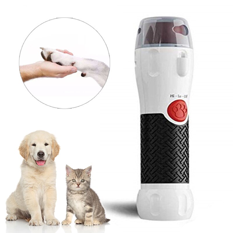Pet Nail Clipper Electric Painless Dogs Cats Paw Nail Trimmer Cut Pets Nail Grinder Claw Grooming Products Scissors