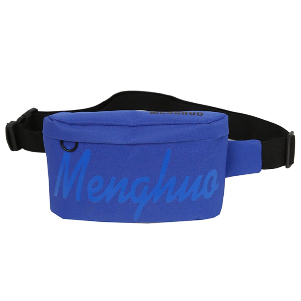 fanny pack for women Casual Ladies Pockets waist Bag women's belt bag Unisex sac banana femme: Blue