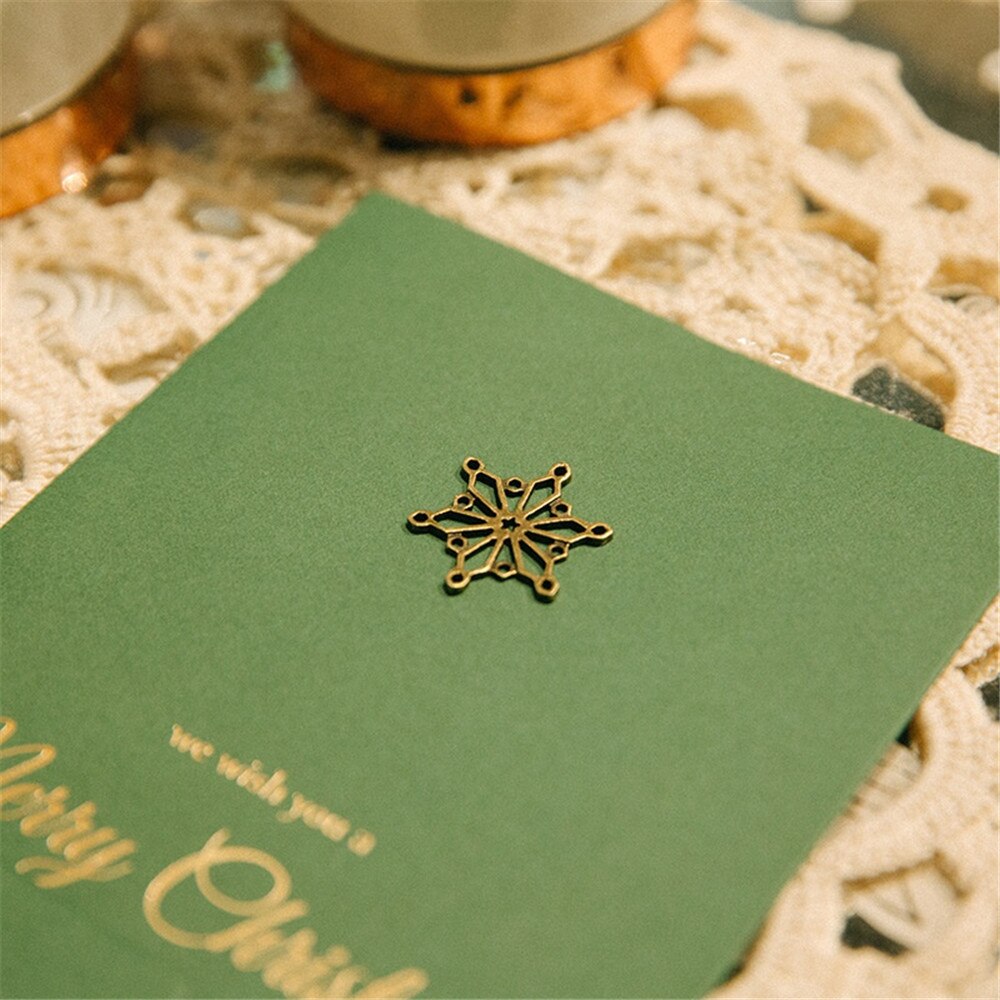 Gold Embossed chrismas Card Greeting cards Merry xmas Party Invitations Letter Greeting Cards with Envelope Stickers