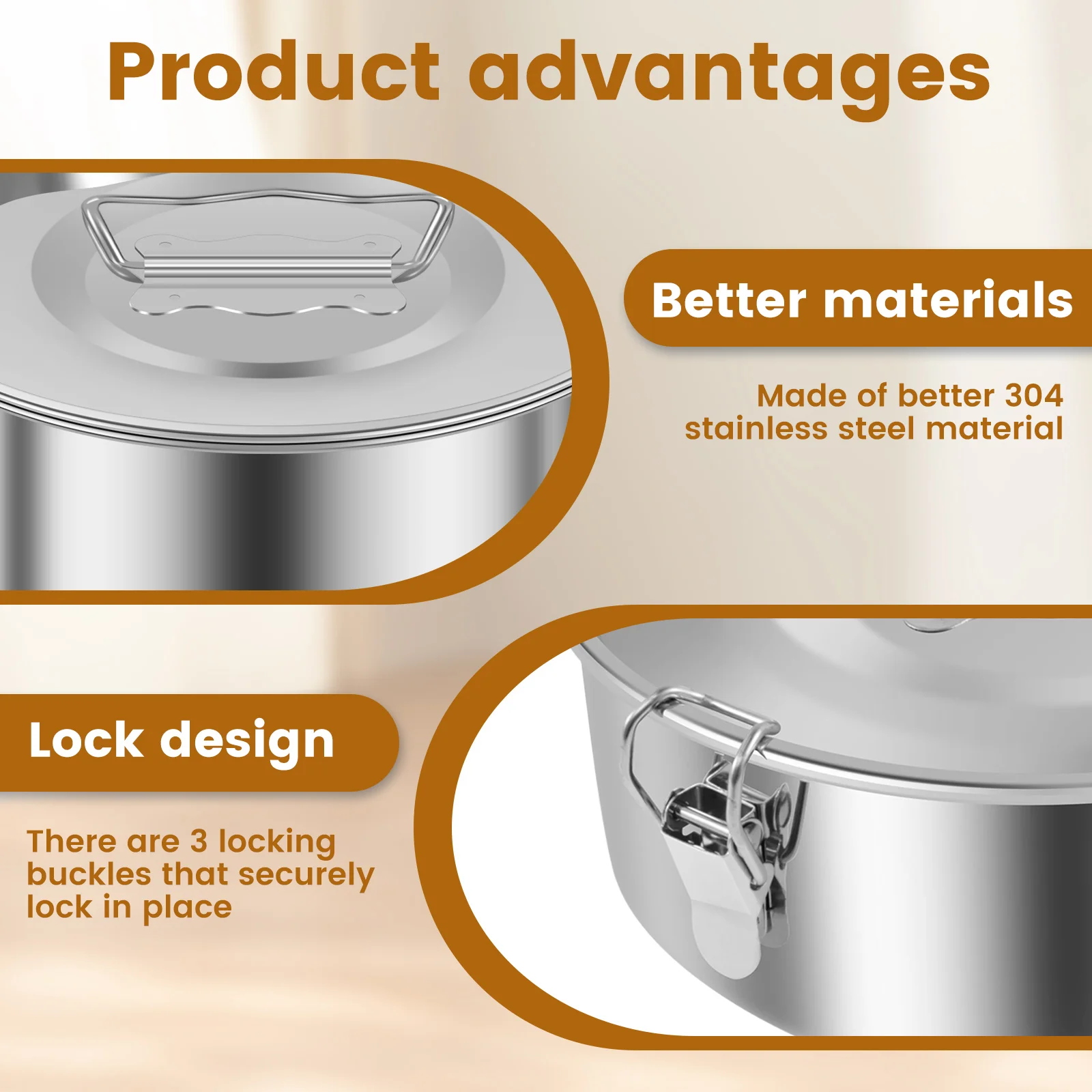 Flan Mold with Lid and Handle Stainless Steel Flan Pan Practical Flan Pan Mold with Steam Rack Honeycomb Mat Spoon Flan Pot
