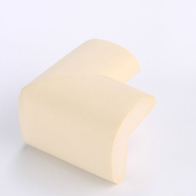 8pcs/lot 55mm*55mm Soft Table Desk Corner Protector Baby Safety Edge Corner Guards For Children Safety Protect Tape Cushion: 8pcs biege