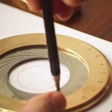 Regla redonda multiusos paralela para ángulos balanza regla de dibujo herramienta ajustable herramienta Flexible círculo de dibujo