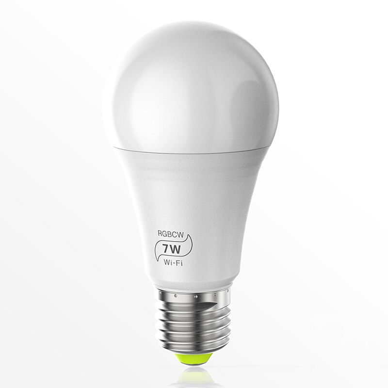 E27 Wifi Smart LED Bulb Intellegent Warn Lighting Dimmable LED Lamp App Control Work With Alexa Google Assistant Remote Control