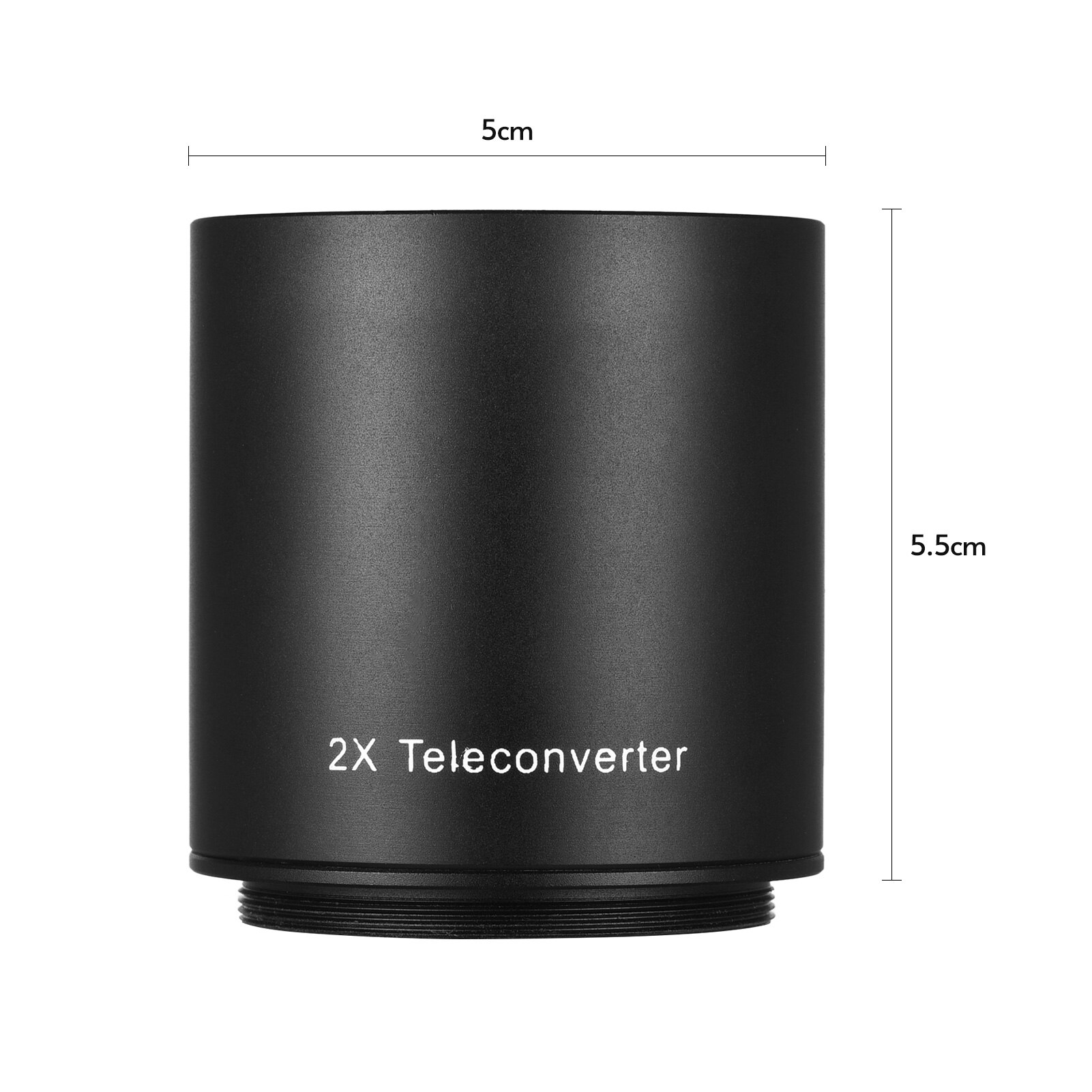 2X Converter Teleconverter Vergroting Lens Voor T-Mount 420-800Mm 500Mm 800Mm 900Mm 650-1300Mm Telelens Teleconverter