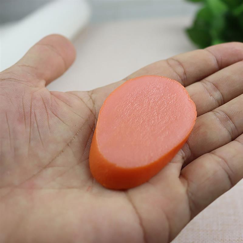 10 Uds. De salchichas artificiales de simulación de jamón salchicha en rodajas perro salchicha modelo comida de imitación modelo de rodaja