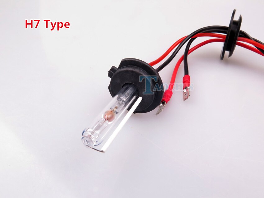 Taochis 12v 55w h7 xenon hid-lampen vervangende auto koplampen 3000k 4300k 6000k 12000k 8000k 10000k 5000k lampen