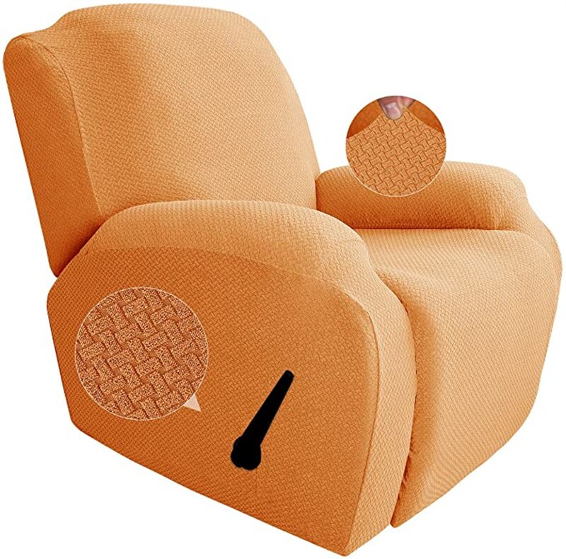 Jacquard Recliner Chair Cover All-inclusive Massage Arm Chair Covers Spandex Lounger Seatcover Single Seat Sofa Couch Slipcover: A15 Recliner Cover