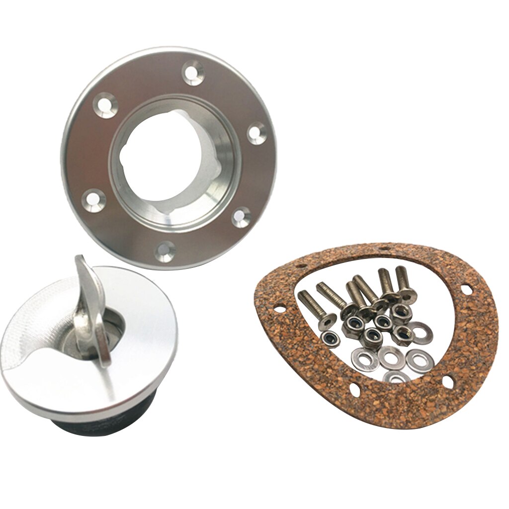 Steel Fuel Tank Door Filler Gas Lid Gas Cap Fuel Filler Cover