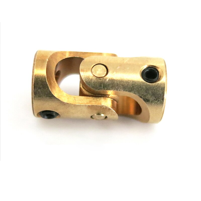1pcs 3mm-3mm Copper Boat Car Shaft Coupler Motor Connector Metal Universal Joint Coupling