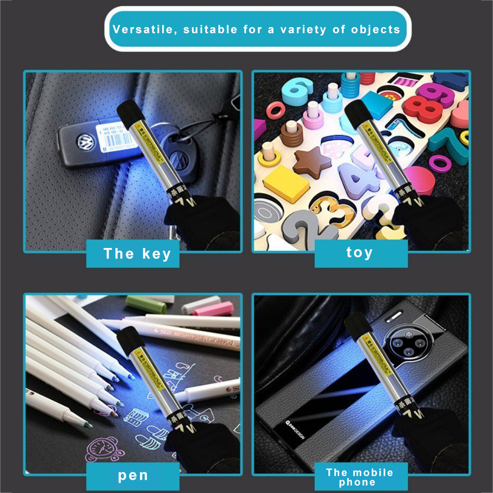 UV Licht Handheld Uv Effiziente Entkeimungslampe Uv Ozon Desinfektion Sterilisation Stick für Home Office