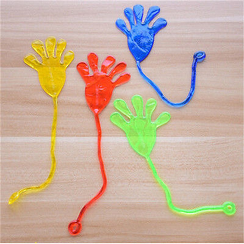 Kid Speelgoed Elastische Sticky Slap Kleine Handen Palm Gunsten Gags Bananasplit Squishy Klap Handen Palm Speelgoed