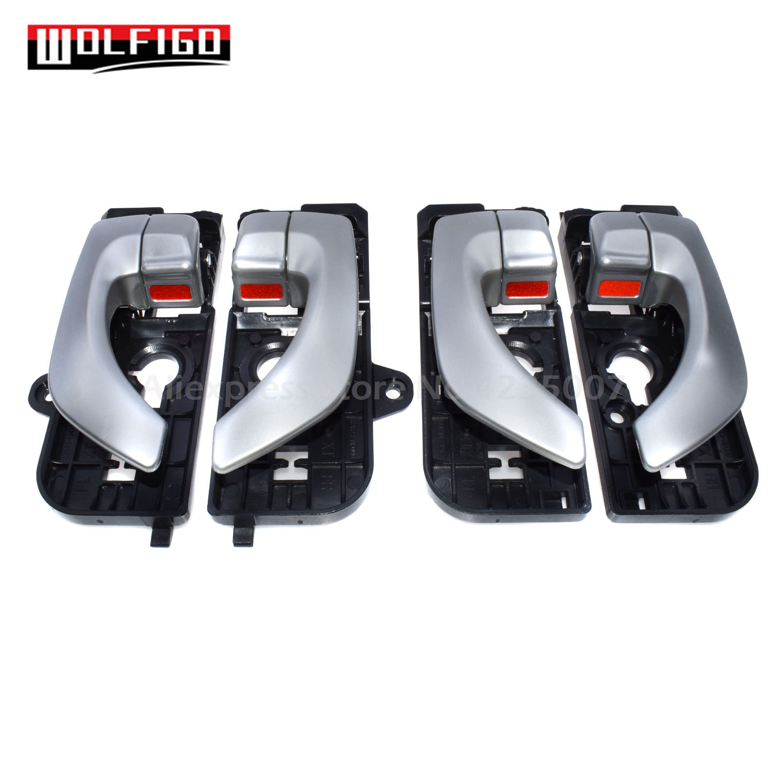 WOLFIGO Outside Inside Door Handles Front Rear Left Right For Hyundai Sonata 2005 83620-3K020,82610-3K020,826513K000