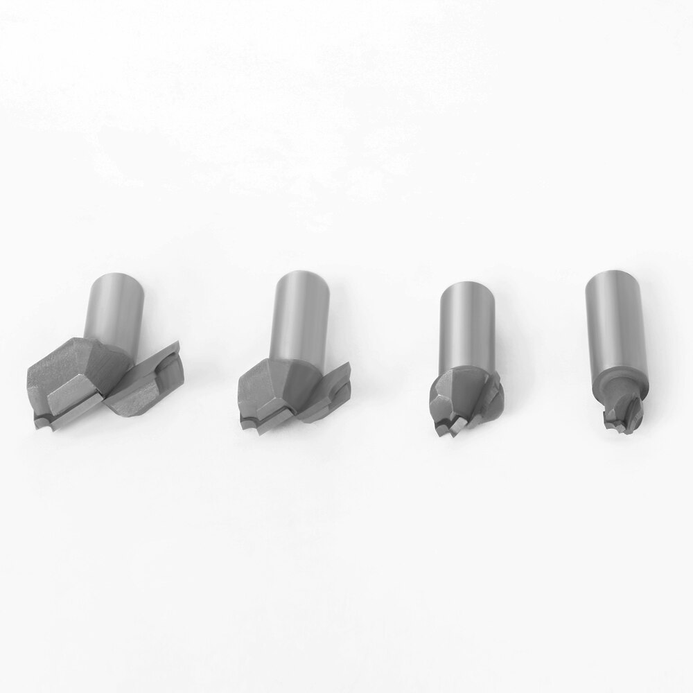 1PC 1/2&quot; 12mm Shank 1&quot; Radius Flat Bottom Bit Horizontal Crown Router Bit door knife Woodworking cutter